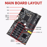 12 Video card directly plugged into mining motherboard